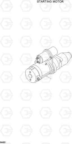 8460 STARTING MOTOR H80/LGP, Hyundai