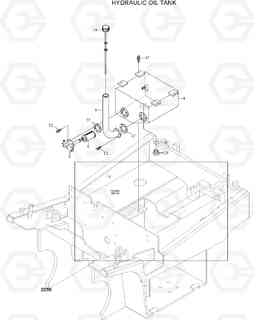 2050 HYDRAULIC OIL TANK HBF15/18III, Hyundai