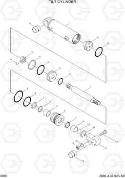 3050 TILT CYLINDER HBF15/18III, Hyundai