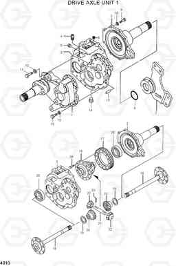 4010 DRIVE AXLE UNIT 1 HBF15/18III, Hyundai