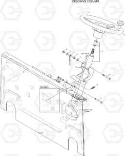 5030 STEERING COLUMN HBF15/18III, Hyundai