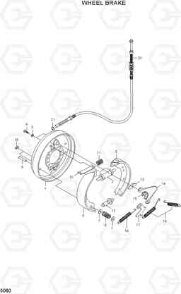 5060 WHEEL BRAKE HBF15/18III, Hyundai