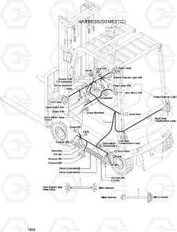 1040 HARNESS(DOMESTIC) HBF15(E), Hyundai