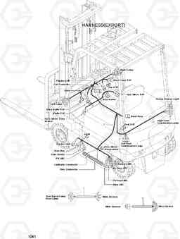 1041 HARNESS(EXPORT) HBF15(E), Hyundai