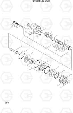 3070 STEERING UNIT HBF15(E), Hyundai