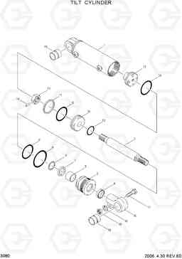 3080 TILT CYLINDER HBF15(E), Hyundai