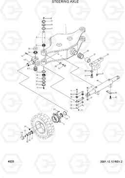 4020 STEERING AXLE HBF15(E), Hyundai