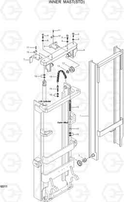 6011 INNER MAST(STD) HBF15(E), Hyundai