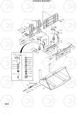 6039 HINGED BUCKET HBF15(E), Hyundai