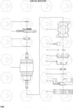 1080 DRIVE MOTOR HBF15/18T, Hyundai