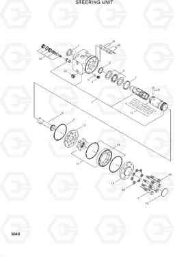 3040 STEERING UNIT HBF15/18T, Hyundai