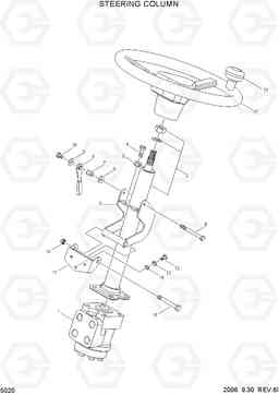 5020 STEERING COLUMN HBF15/18T, Hyundai