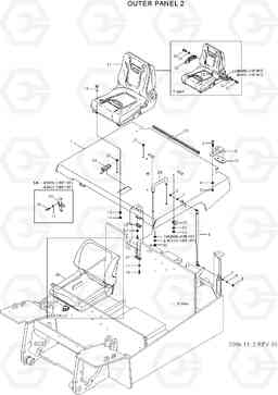 6030 OUTER PANEL 2 HBF15/18T, Hyundai