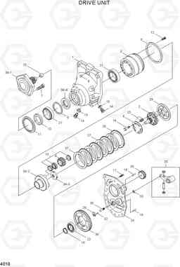 4010 DRIVE UNIT HBF15/18T-5, Hyundai