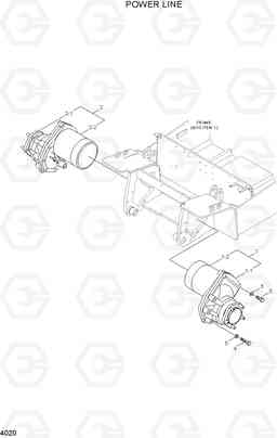 4020 POWER LINE HBF15/18T-5, Hyundai