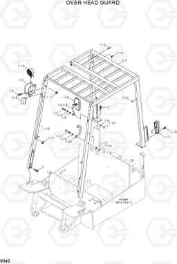 6040 OVER HEAD GUARD HBF15/18T-5, Hyundai