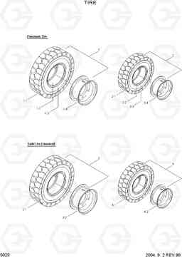 5020 TIRE HBF20/25II, Hyundai