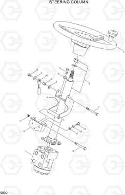 5030 STEERING COLUMN HBF20/25II, Hyundai