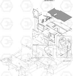 6020 OUTER PANEL 1 HBF20/25II, Hyundai