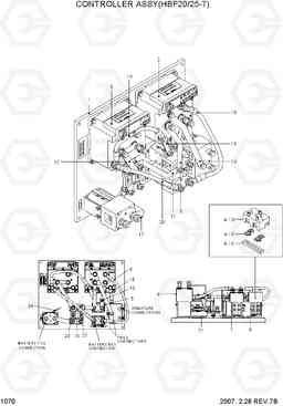 1070 CONTROLLER ASSY(HBF20/25-7) HBF20/25/30/32-7, Hyundai