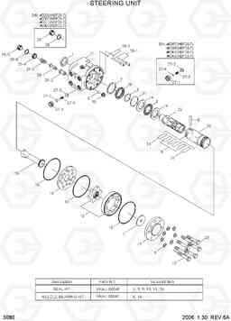 3080 STEERING UNIT HBF20/25/30/32-7, Hyundai