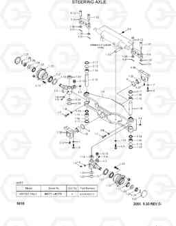 5010 STEERING AXLE HBF20/25/30/32-7, Hyundai