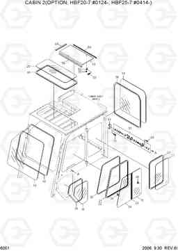 6053 CABIN 2(OPTION,NEW) HBF20/25/30/32-7, Hyundai