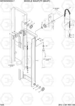 7225 MIDDLE MAST(TF-MAST) HBF20/25/30/32-7, Hyundai
