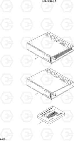 8030 MANUALS HBF20/25/30C-7, Hyundai