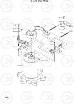 4020 BRAKE SUB ASSY HBP15/HBT40, Hyundai