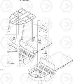 6010 HEAD GUARD HBP15/HBT40, Hyundai
