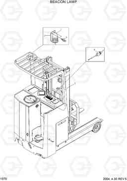 1070 BEACON LAMP HBR14/15/18/20II, Hyundai