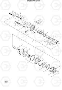 3040 STEERING UNIT HBR14/15/18/20II, Hyundai