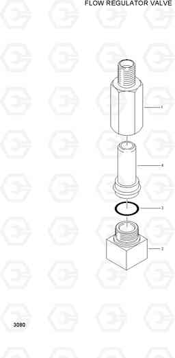 3080 FLOW REGULATOR VALVE HBR14/15/18/20II, Hyundai