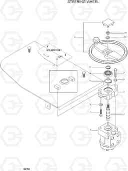 5010 STEERING WHEEL HBR14/15/18/20II, Hyundai