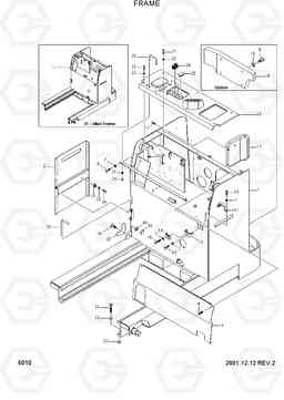 6010 FRAME HBR14/15/18/20II, Hyundai