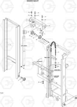 7020 INNER MAST HBR14/15/18/20II, Hyundai