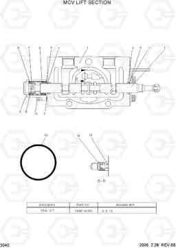 3040 MCV LIFT SECTION HBR14/15/18-7, Hyundai