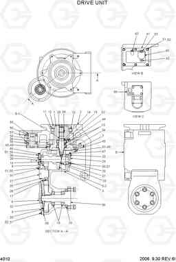 4010 DRIVE UNIT HBR14/15/18-7, Hyundai