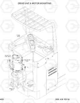 4020 DRIVE UNIT & MOTOR MOUNTING HBR14/15/18-7, Hyundai