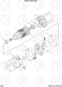 1050 DRIVE MOTOR HBR20/25-7, Hyundai