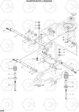 4030 SUSPENSION LINKAGE HBR20/25-7, Hyundai