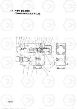 4050 COUNTER BALANCE VALVE HC25E, Hyundai