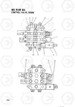 5030 CONTROL VALVE,BOOM HC25E, Hyundai