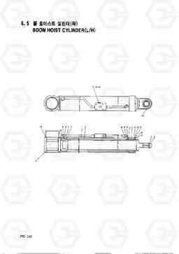 6050 BOOM HOIST CYLINDER(LH) HC25E, Hyundai