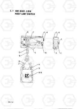 7070 HOIST LIMIT SWITCH HC25E, Hyundai