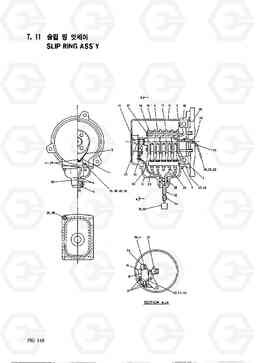 7110 SLIP RING ASSY HC25E, Hyundai