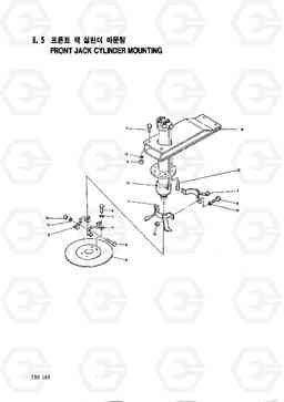 8050 FRONT JACK CYLINDER MOUNTING HC25E, Hyundai