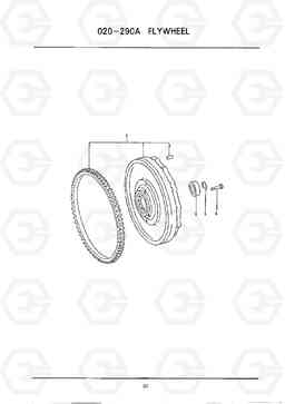 C027 FLYWHEEL HC25E, Hyundai