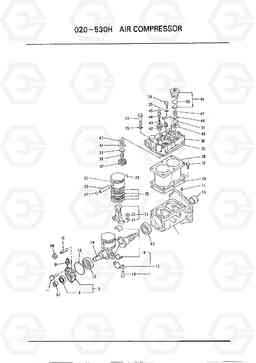 C059 AIR COMPRESSOR HC25E, Hyundai